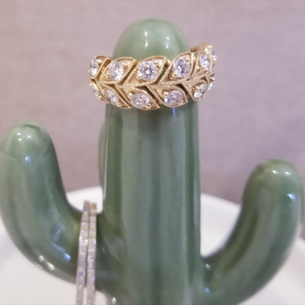 Ben Bridge Gold & 1.75K Diamond Ring